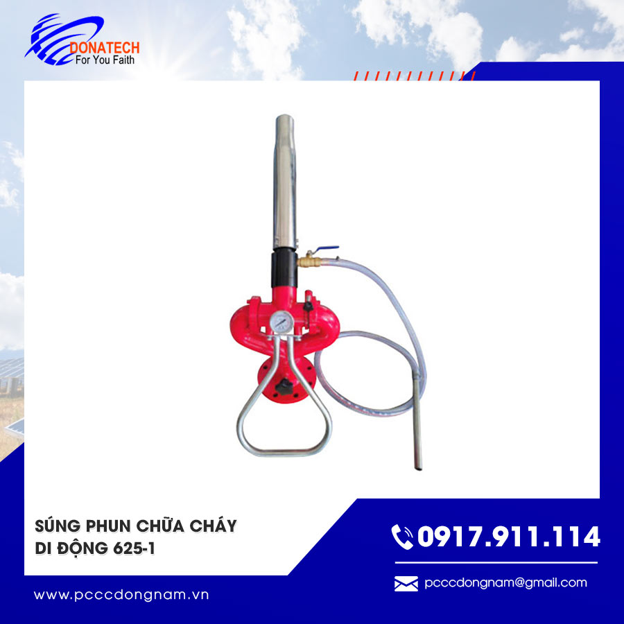 Súng phun chữa cháy di động 625-1 chính hãng