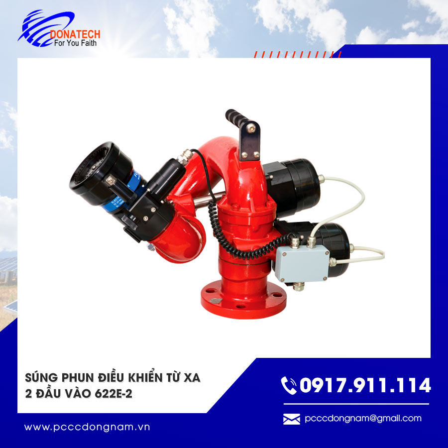 Súng phun điều khiển từ xa 2 đầu vào 622E-2 giá tốt