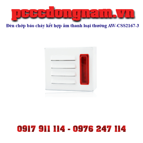 Đèn chớp báo cháy kết hợp âm thanh loại thường AW-CSS2167-3