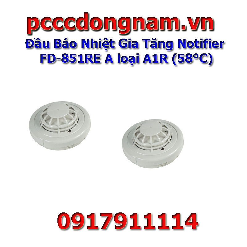 Đầu Báo Nhiệt Gia Tăng Notifier FD-851RE A loại A1R (58°C)
