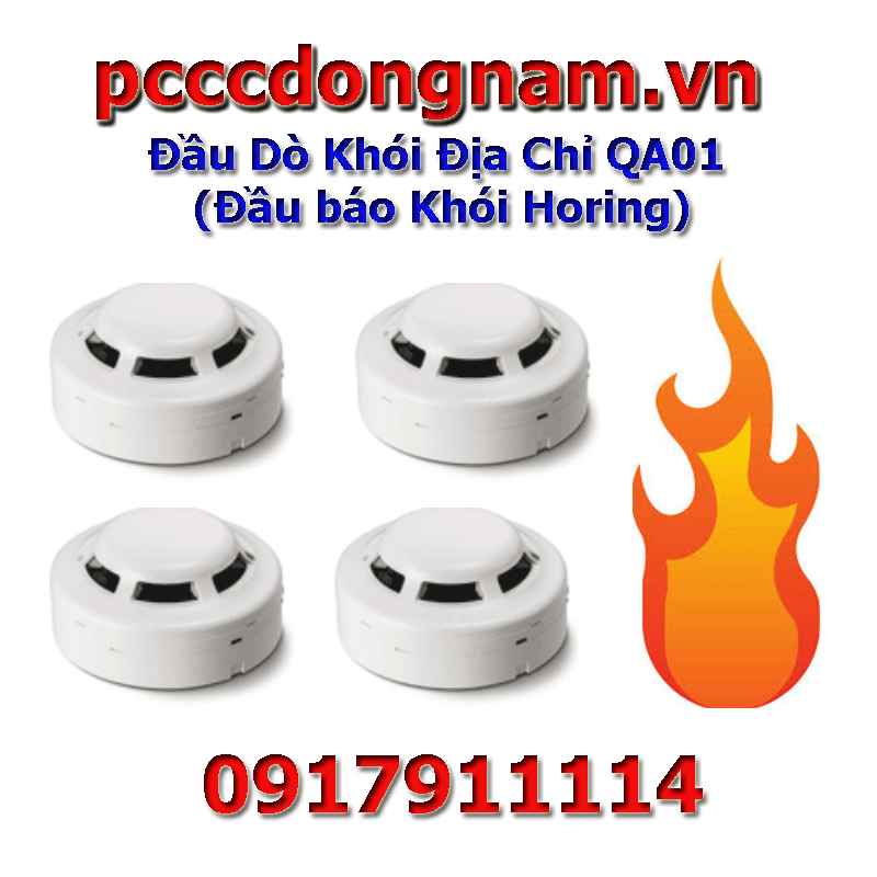 Đầu Dò Khói Địa Chỉ QA01 (Đầu báo Khói Horing)