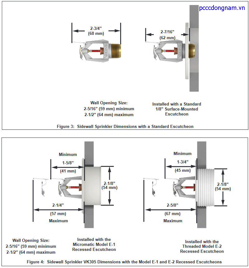 Đầu Phun Chữa Cháy VK344