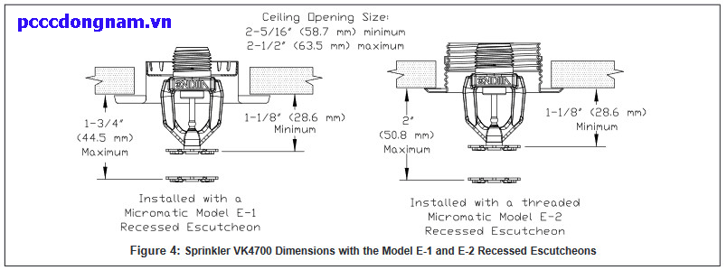 Đầu Phun Chữa cháy Viking VK4700