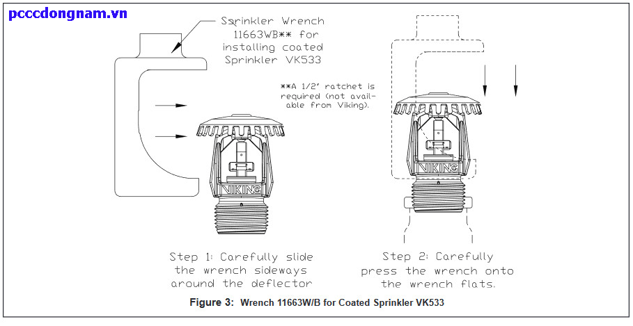 Đầu Phun Storage Sprinkler Viking VK533