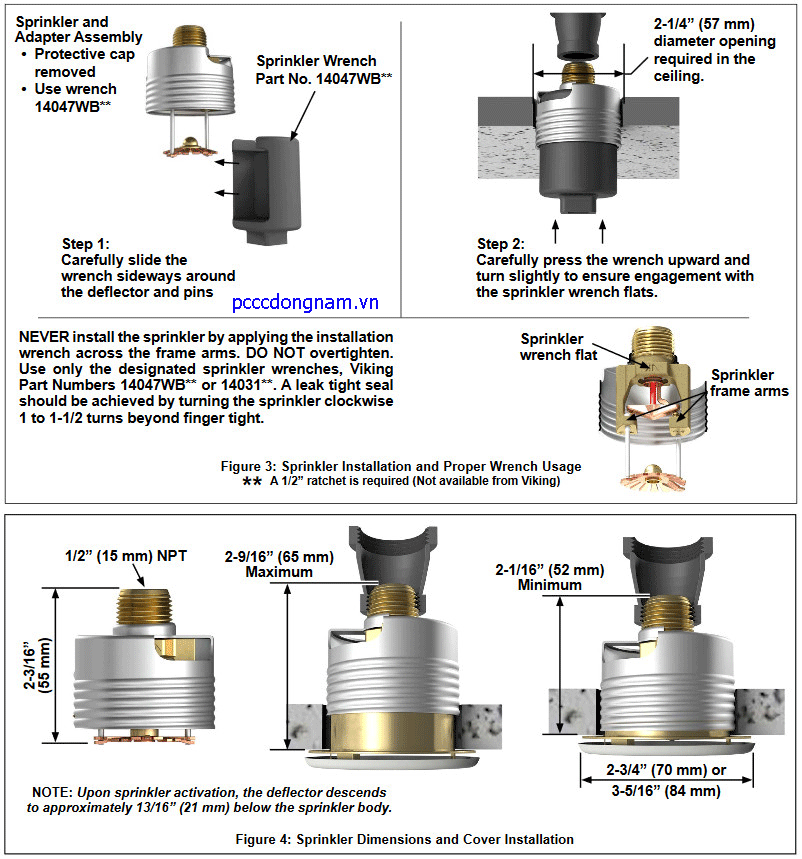Đầu Phun Viking VK462-VK463 HP