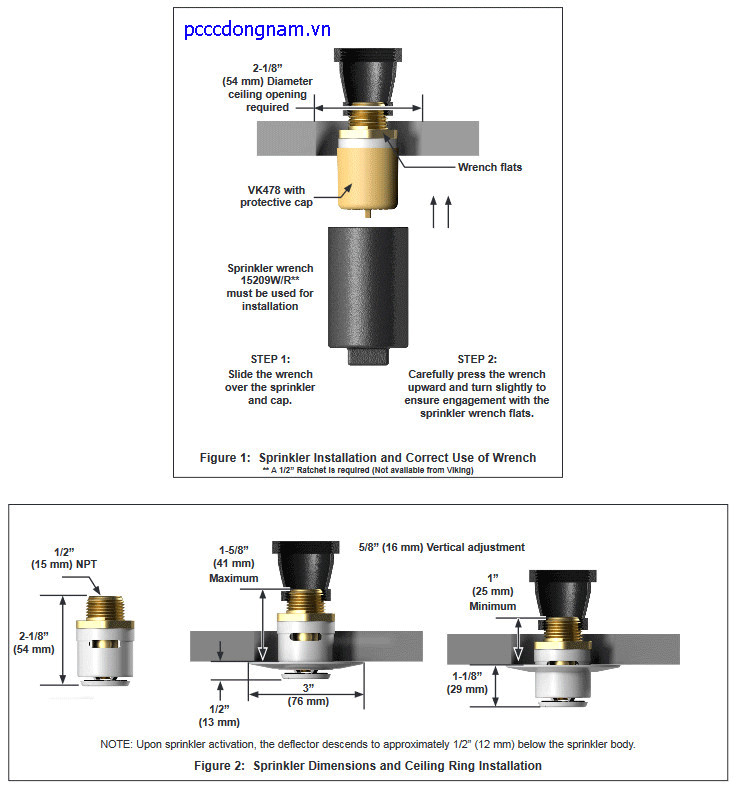 Đầu Phun Viking VK478
