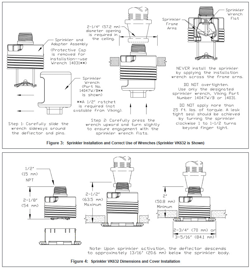 Đầu Phun Viking VK632 VK634