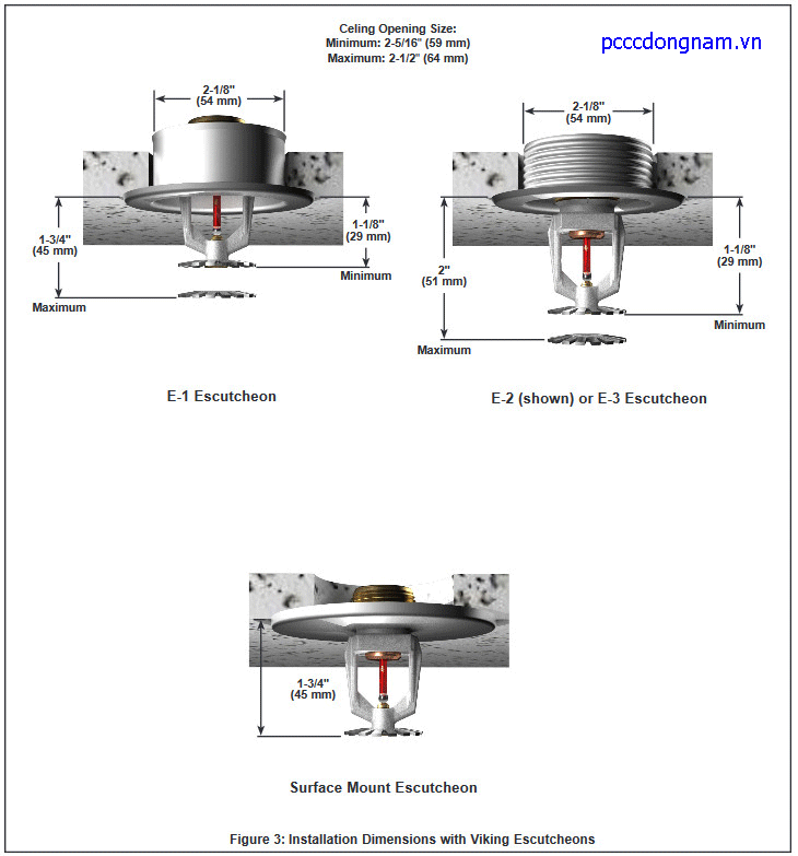 Đầu Phun Viking chữa cháy VK377