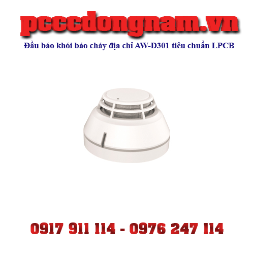 Đầu báo khói báo cháy địa chỉ AW-D301 tiêu chuẩn LPCB
