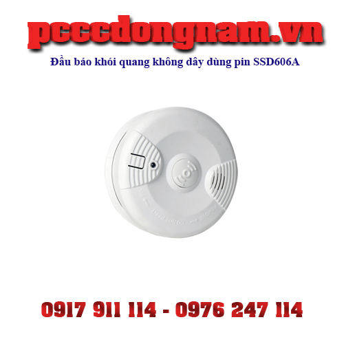 Đầu báo khói quang không dây dùng pin SSD606A