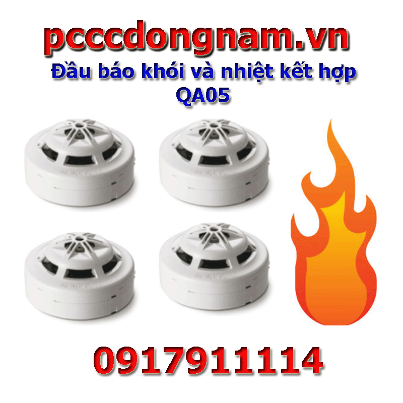QA05 : Đầu báo khói và nhiệt kết hợp