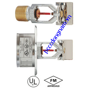 Đầu phun Sprinkler quay ngang (phản ứng nhanh)