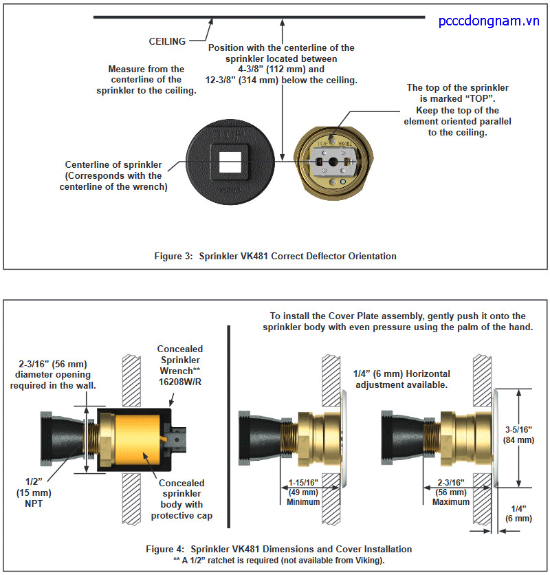 Viking VK481 Sprinkler