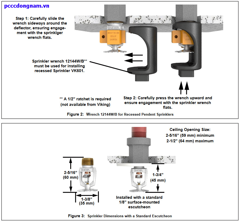 Đầu phun Viking VK601