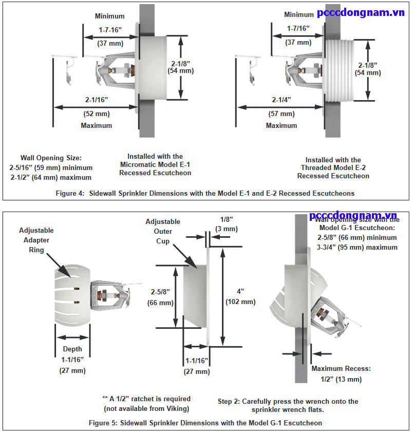 Đầu phun Viking VK613