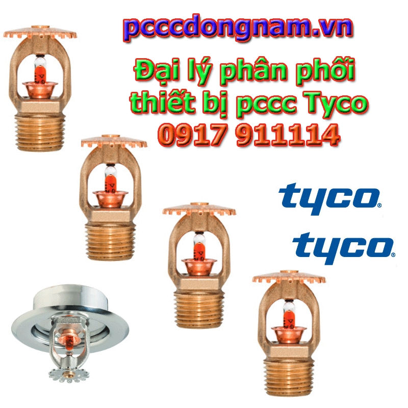 Đầu Phun Dọc Vách Tường TYco Ty3431