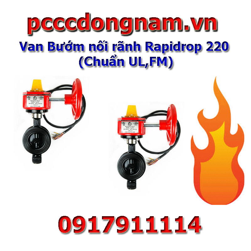 Van Bướm Wafer Rapidrop 220 (Tiêu Chuẩn UL FM)