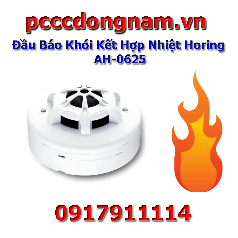 Đầu Báo Khói Kết Hợp Nhiệt Horing AH-0625, Thiết Bị Báo Cháy Horing