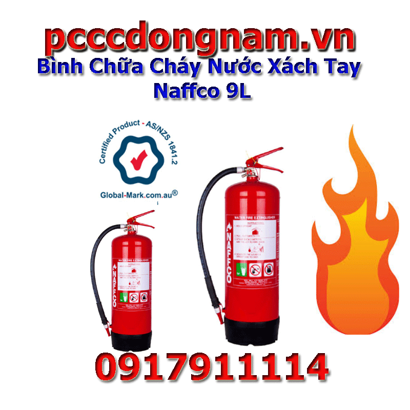 Bình Chữa Cháy Nước Xách Tay Naffco 9L - Tiêu Chuẩn Global Mark Bình Chữa Cháy Nước Xách Tay Naffco 9L - Tiêu Chuẩn Global Mark