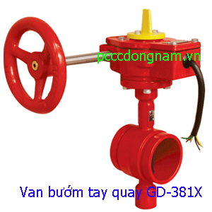 Butterfly valve Van bướm tay quay GD-381X Butterfly valve Van bướm tay quay GD-381X