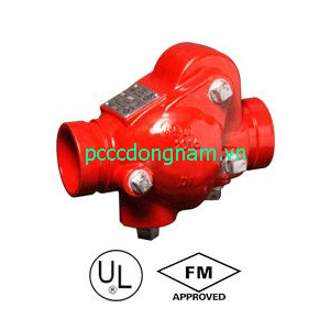 Check valve, Grooved swing check valve, van 1 chiều kết nối rãnh