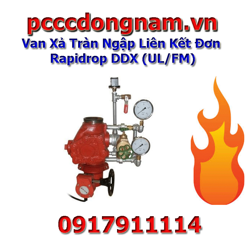 Van Xả Tràn Ngập Liên Kết Đơn Rapidrop DDX (UL/FM)