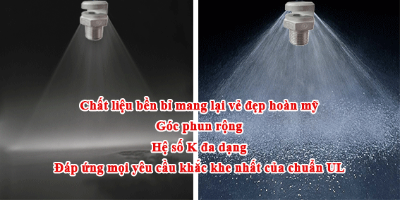 ĐẦU PHUN MÀN NGĂN CNS - DRENCHER CHÍNH HÃNG HD FIRE INDIA