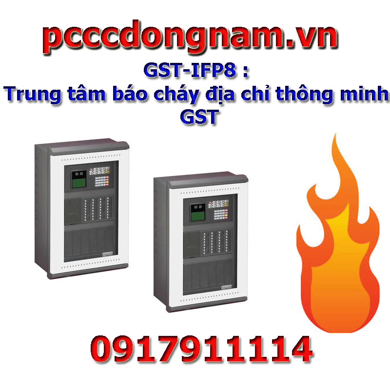 GST-IFP8 : Trung tâm báo cháy địa chỉ thông minh GST