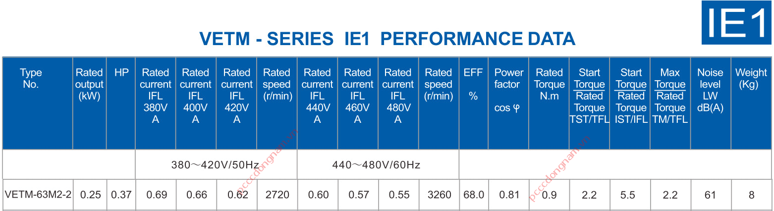 VERSAR PUMP VETM-63M2-2