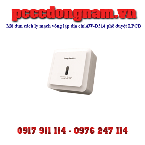 Mô đun cách ly mạch vòng lặp địa chỉ AW-D314 phê duyệt LPCB