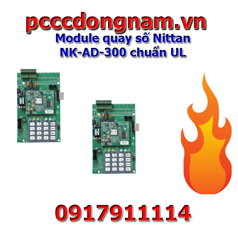 Module quay số Nittan NK-AD-300 chuẩn UL Module quay số Nittan NK-AD-300 chuẩn UL
