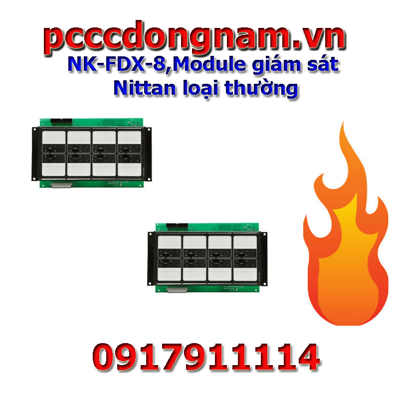 NK-FDX-8,Module giám sát Nittan loại thường-Các loại Module báo cháy