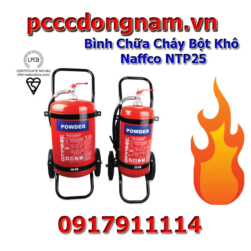 Bình Chữa Cháy Bột Khô Naffco NTP25-Cách Kiểm Tra Bình Chữa Cháy Bột