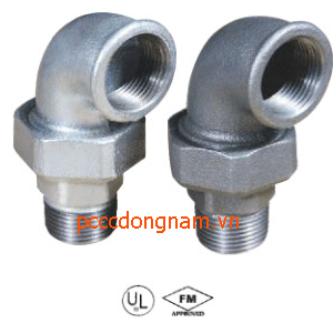 Rắc co dạng khuỷu tay ren ngoài