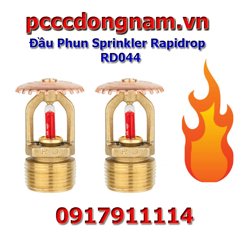 RD044 : Đầu Phun Sprinkler Rapidrop Hướng Lên Phản Ứng Nhanh