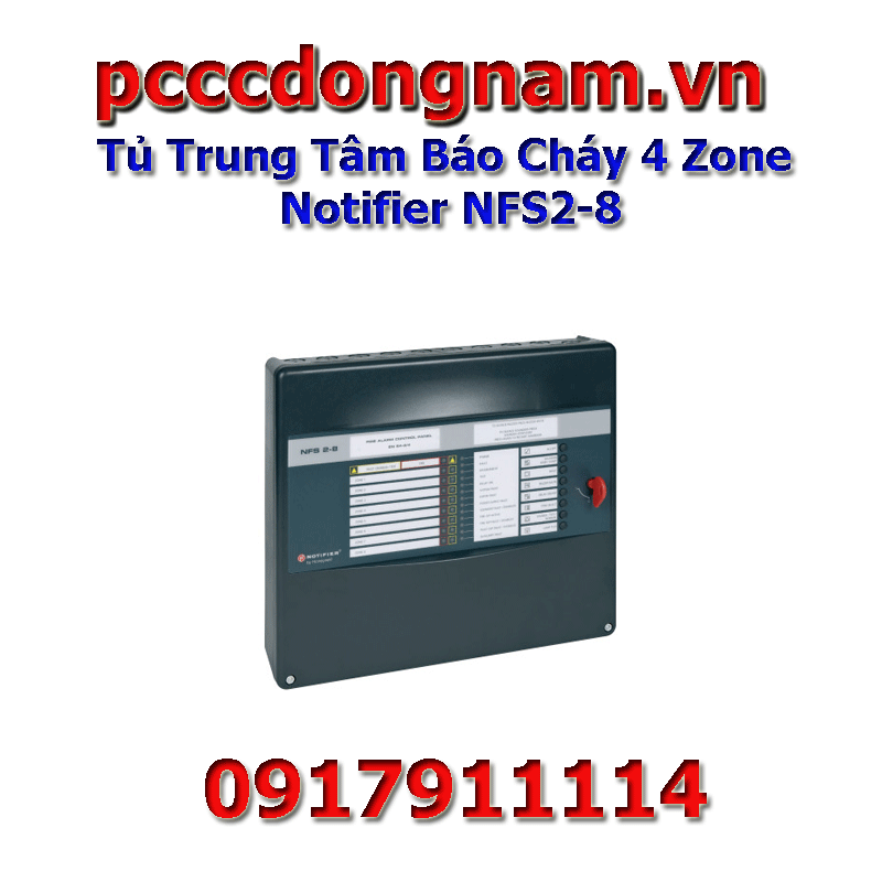Tủ Trung Tâm Báo Cháy 4 Zone Notifier NFS2-8
