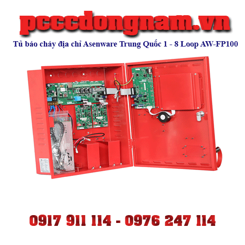 Tủ báo cháy địa chỉ Asenware Trung Quốc 1 - 8 Loop AW-FP100
