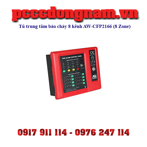 Tủ trung tâm báo cháy 8 kênh AW-CFP2166 (8 Zone)