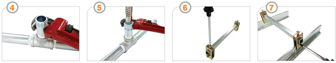 Đầu Phun Sprinkler Kính Thuỷ Tinh TKSGU-25 (GLASS UNION)