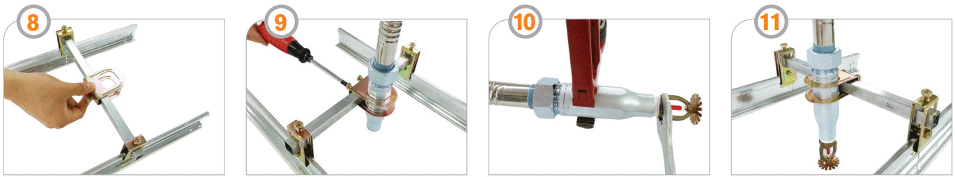 Đầu Phun Sprinkler Kính Thuỷ Tinh TKSGU-25 (GLASS UNION)