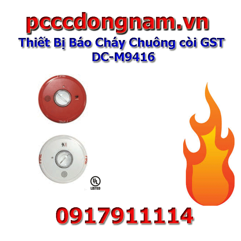Thiết Bị Báo Cháy Chuông còi GST DC-M9416, Giá đầu Phun Sprinkler Viking Mới nhất
