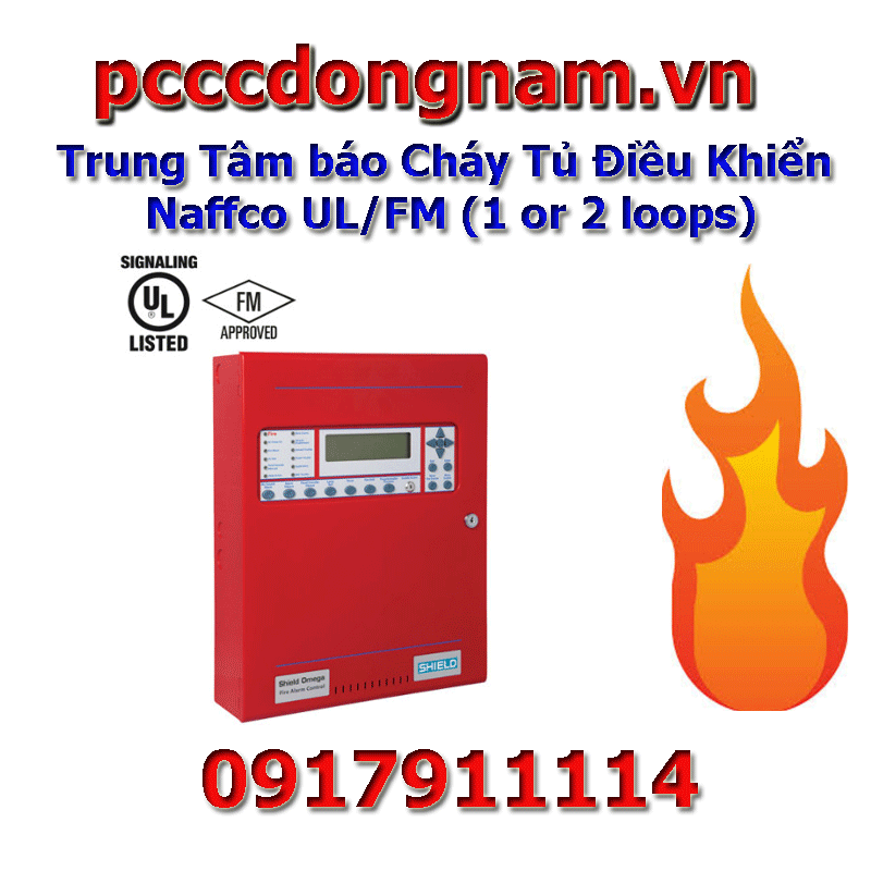 Trung Tâm báo Cháy Tủ Điều Khiển Naffco UL/FM (1 or 2 loops)