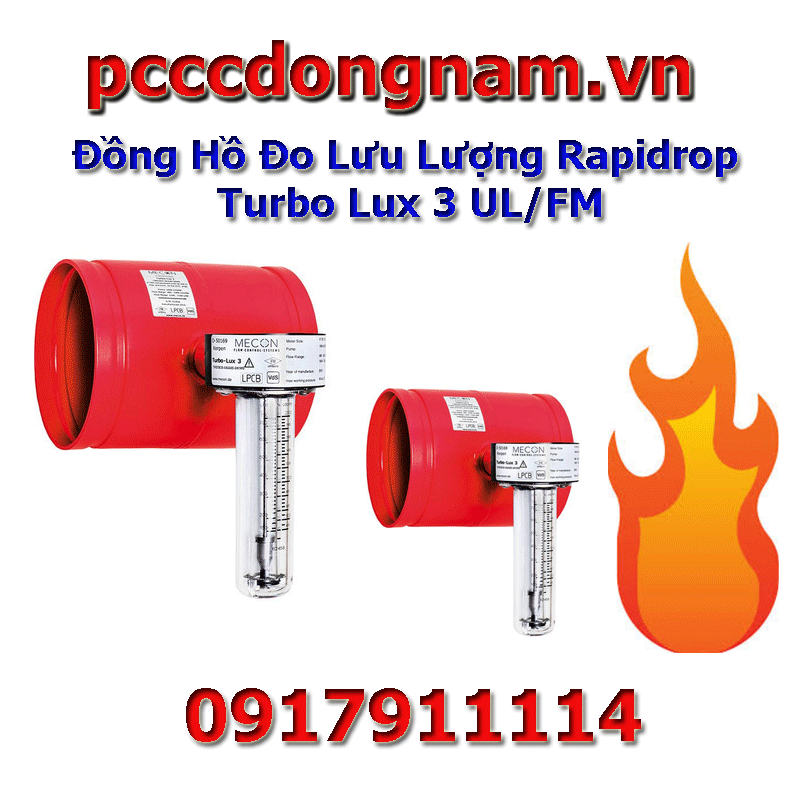 Đồng Hồ Đo Lưu Lượng Rapidrop Turbo Lux 3 UL/FM