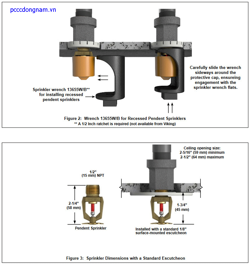 VK122, Đầu phun chữa cháy Viking áp suất cao tiêu chuẩn K5.6