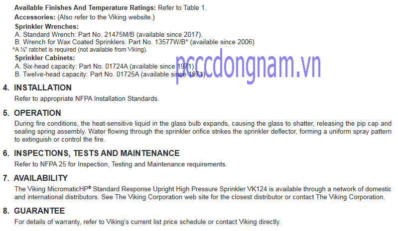 VK124,Đầu phun áp suất cao đáp ứng tiêu chuẩn của Micromatic HP (K5.6)