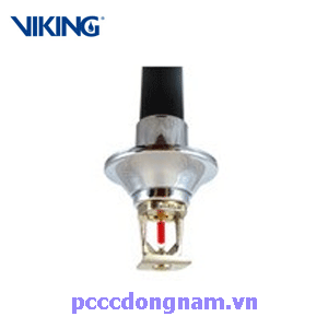 Đầu Phun Viking Khô Dọc Hướng VK161 , Nhiệt độ nở đầu phun Sprinkler tyco VK161