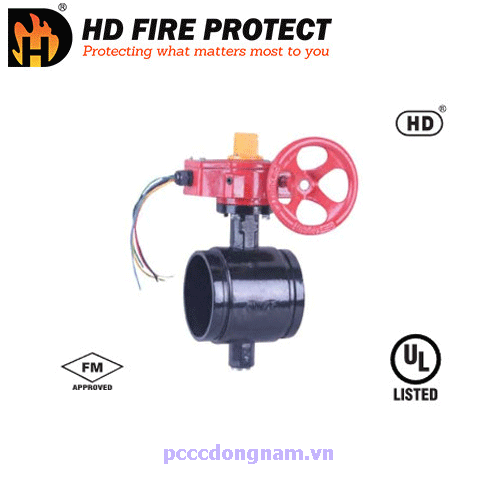 Van Bướm, Butterfly Valves HD Fire, Wafer Type, Grooved Type, Lug Type