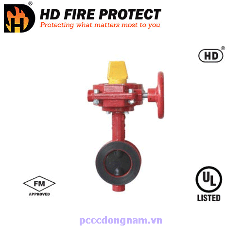 Van Bướm, Butterfly Valves HD Fire, Wafer Type, Grooved Type, Lug Type