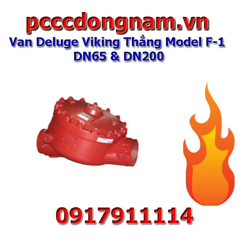 Van Deluge Viking Thẳng Model F-1 DN65 & DN200
