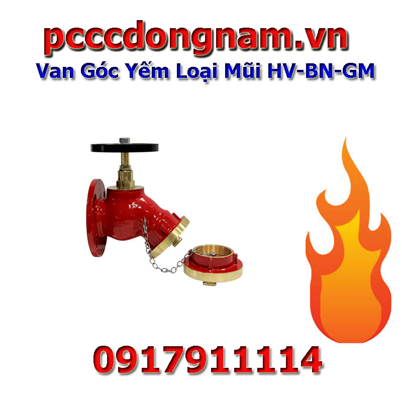 Van Góc Yếm Loại Mũi HV-BN-GM, Cung cấp các loại van trong hệ thống pccc